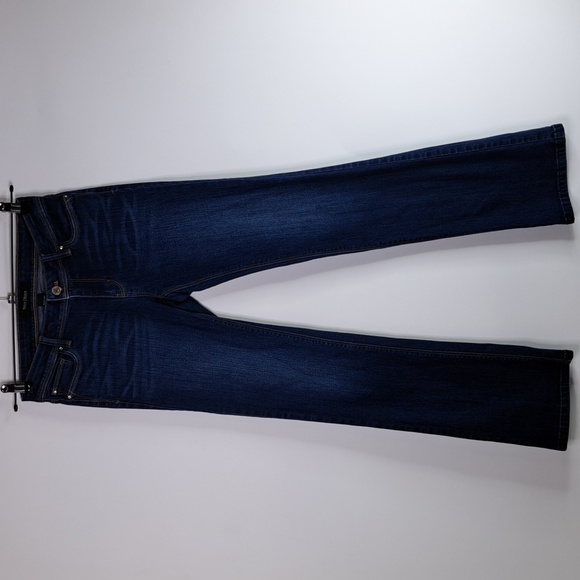 White House Black Market Boot Leg Mid-Rise Blue Jeans Size 0S - Picture 7 of 17